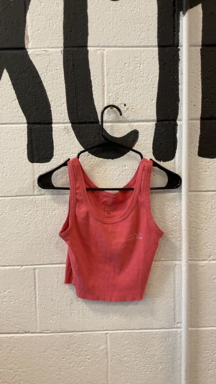 Billabong Tank Top M Pink Crop