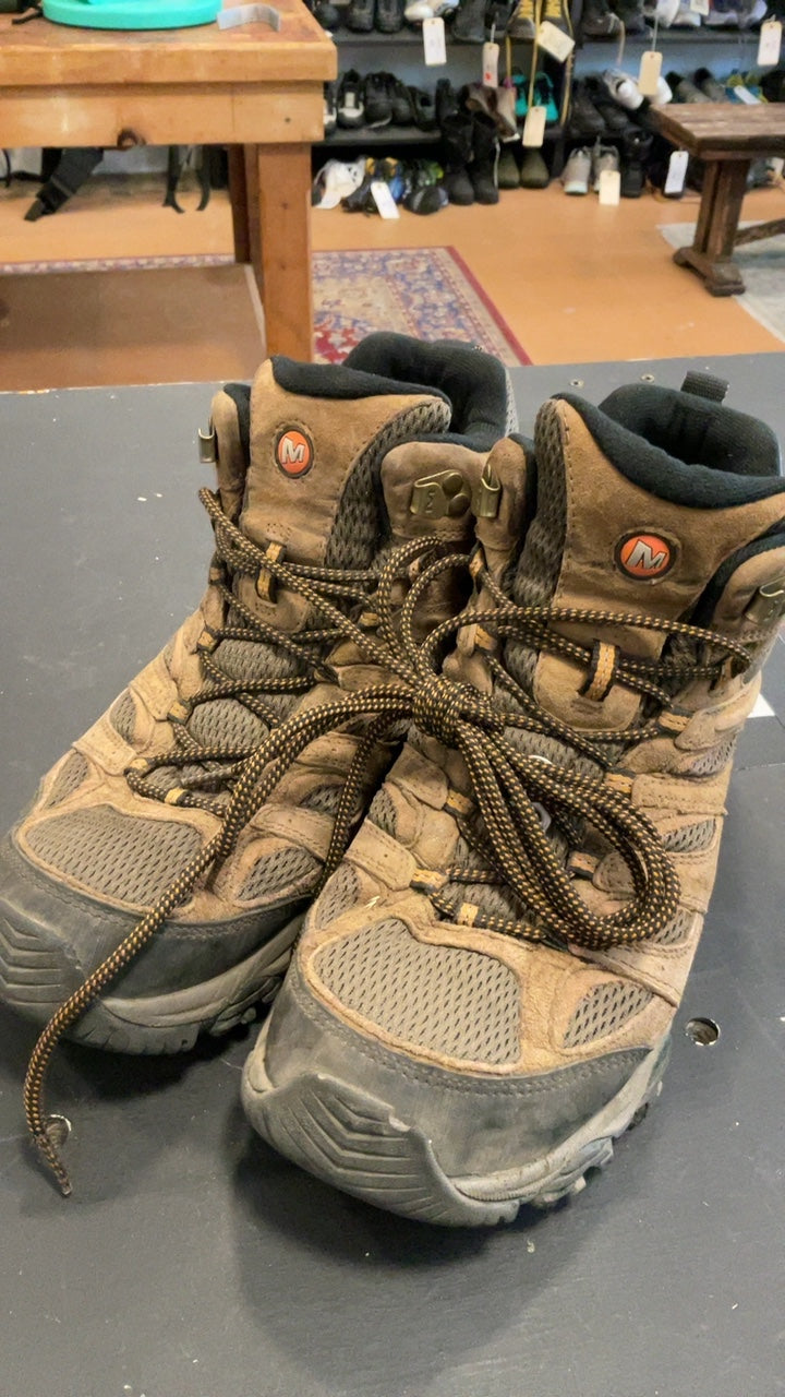 Merrell Shoes (Hiking Boots) 9.5 Brown Moab 3 Waterproof