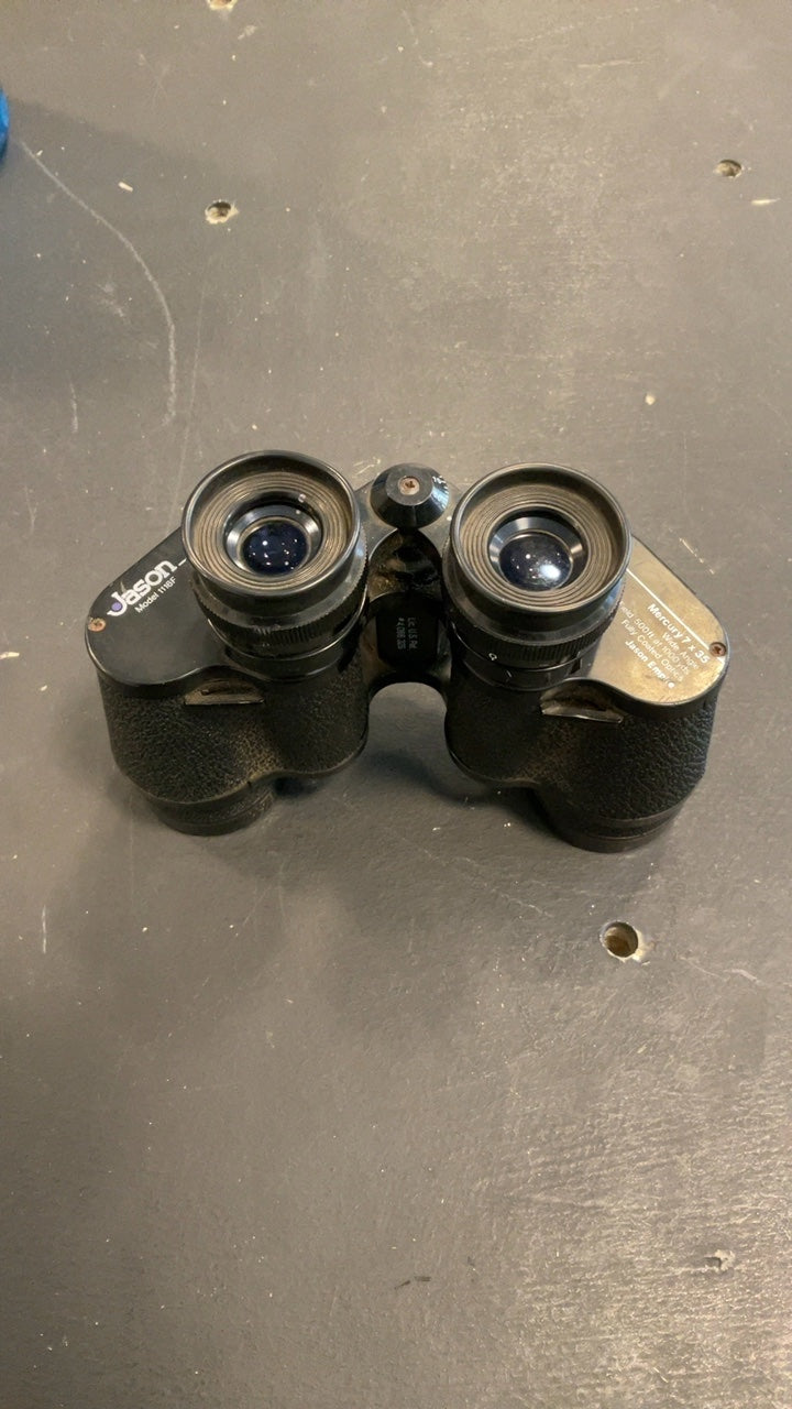 Jason Binoculars Black Model 1116F Mercury 7x35 Wide Angle