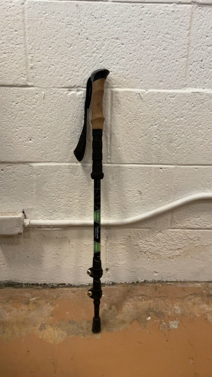Cascade Mountain Tech Poles (Trekking) Black/Green (Single)