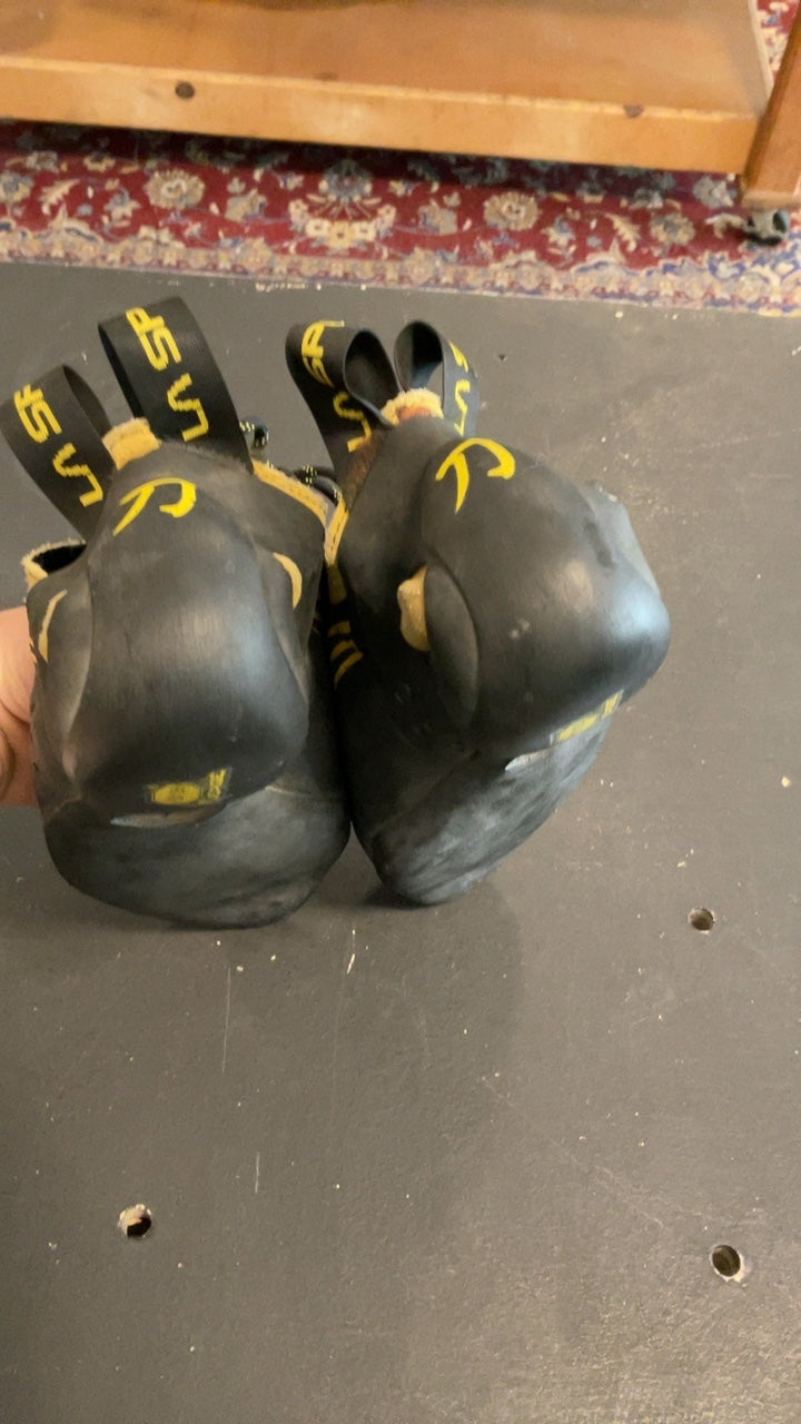 La Sportiva Katana Lace Shoes (Climbing) 40.5/8 Yellow/Black