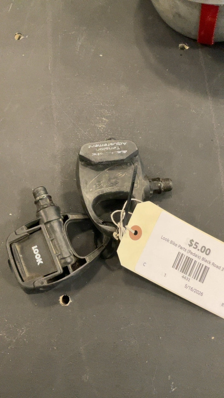 Look Bike Parts (Pedals) Black Road 3 Bolt