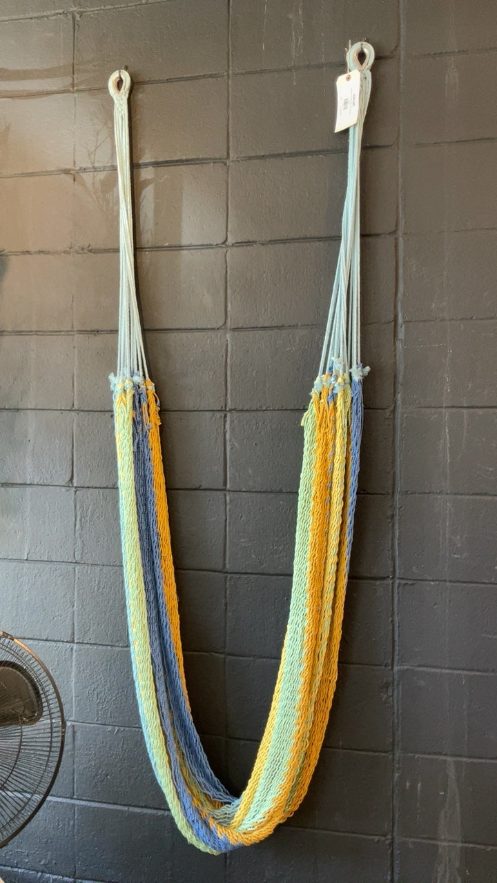 Hammock Large Blue/Yellow/Green