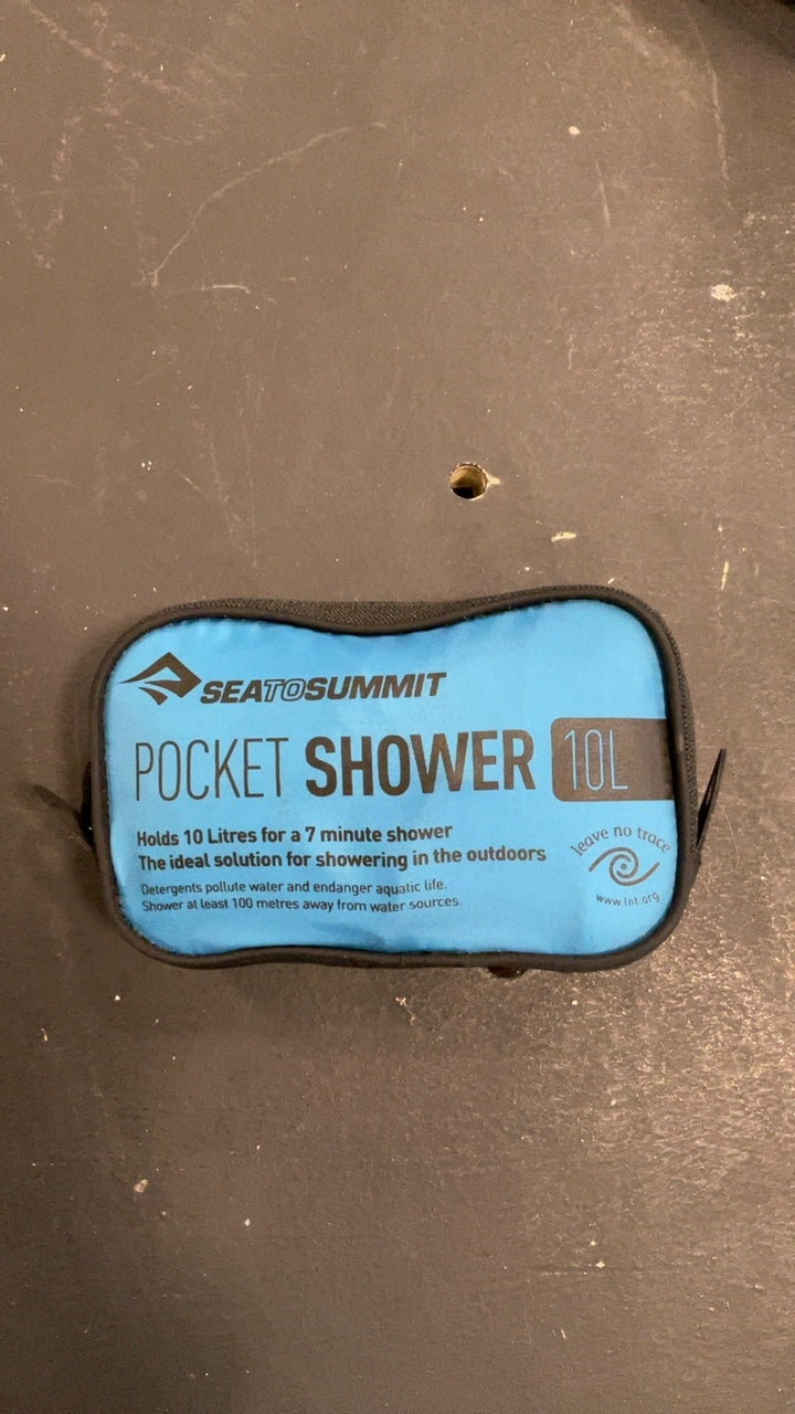 Sea to Summit 10L Blue/Black Pocket Shower
