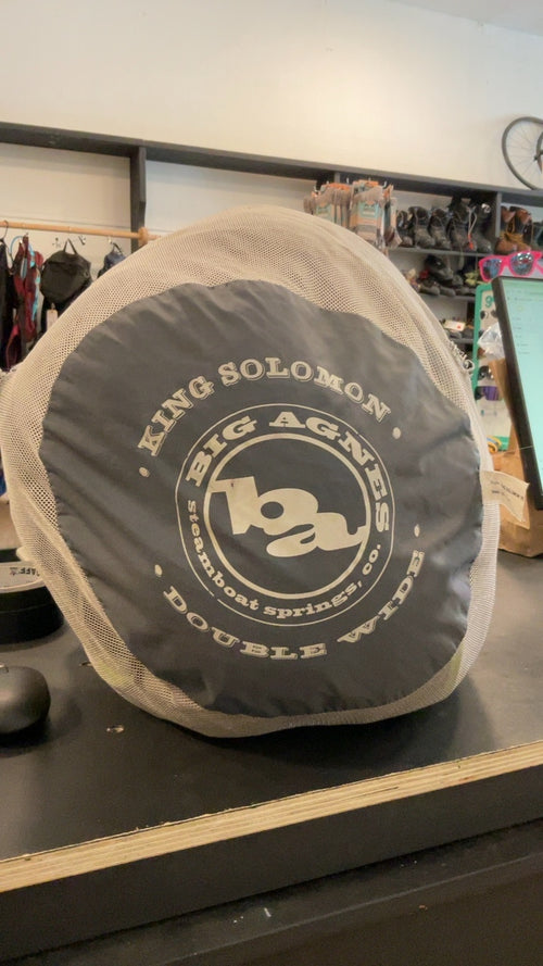 Big Agnes Sleeping Bag (Down) Double Wide Grey