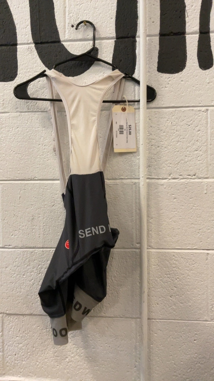 Castrelli Biking Bib XS Send It Dark Grey