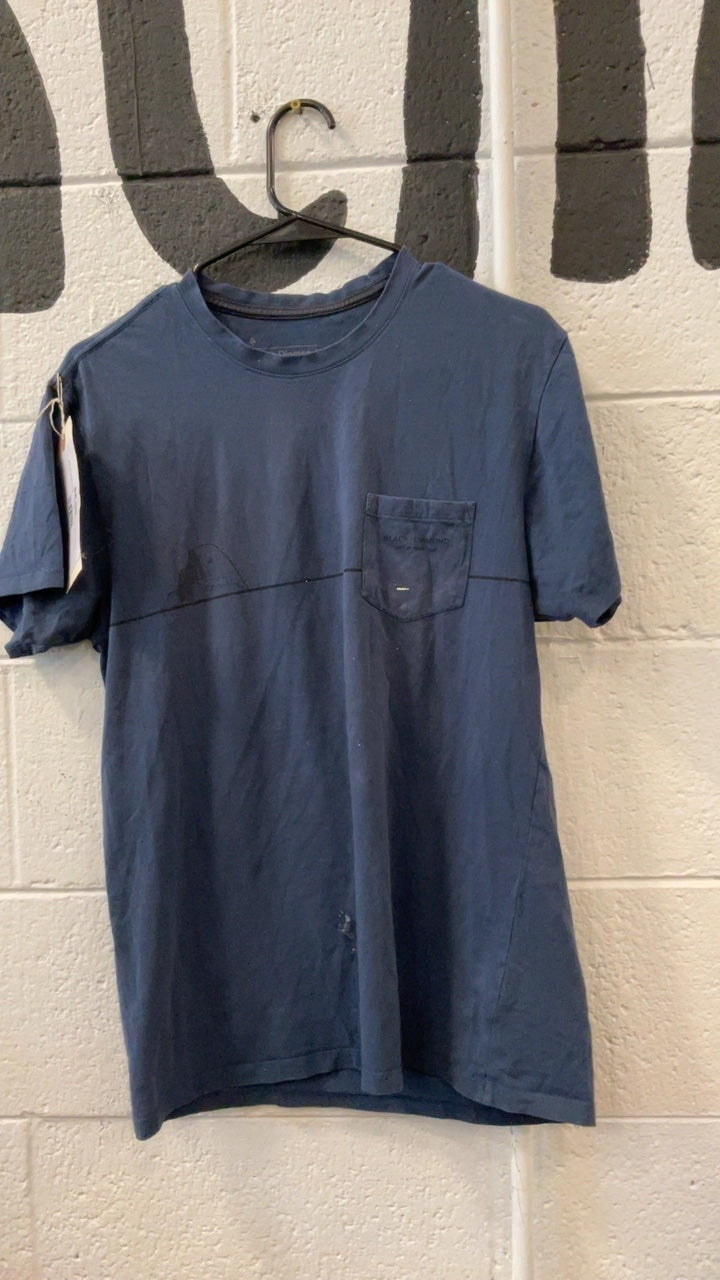 Black Diamond T-Shirt S Blue Half Dome