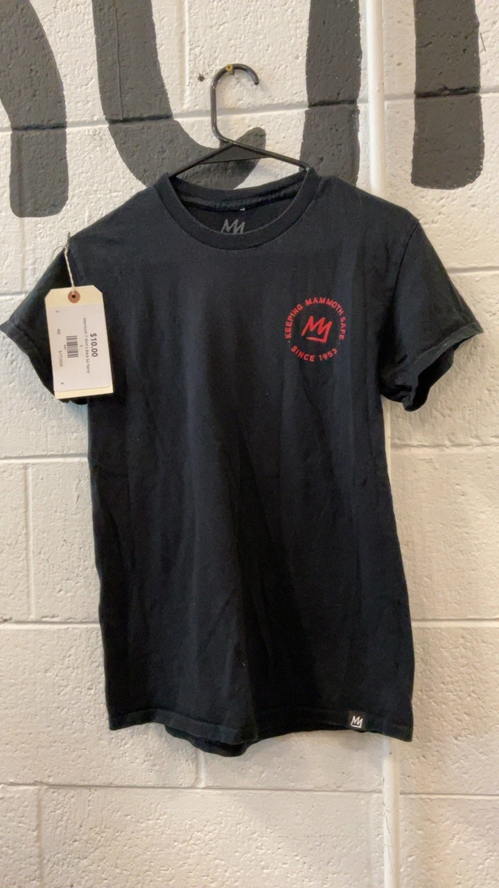 Mammoth T-Shirt S Black Ski Patrol