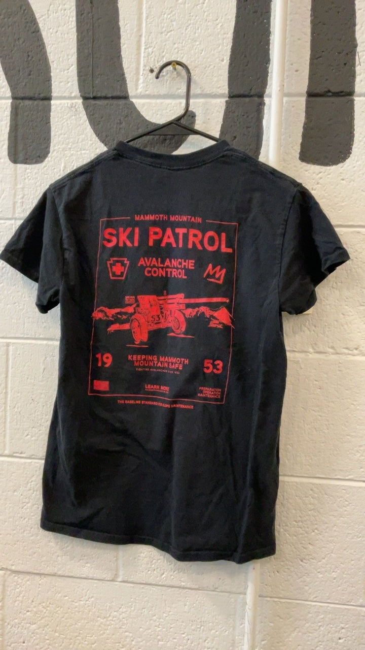 Mammoth T-Shirt S Black Ski Patrol