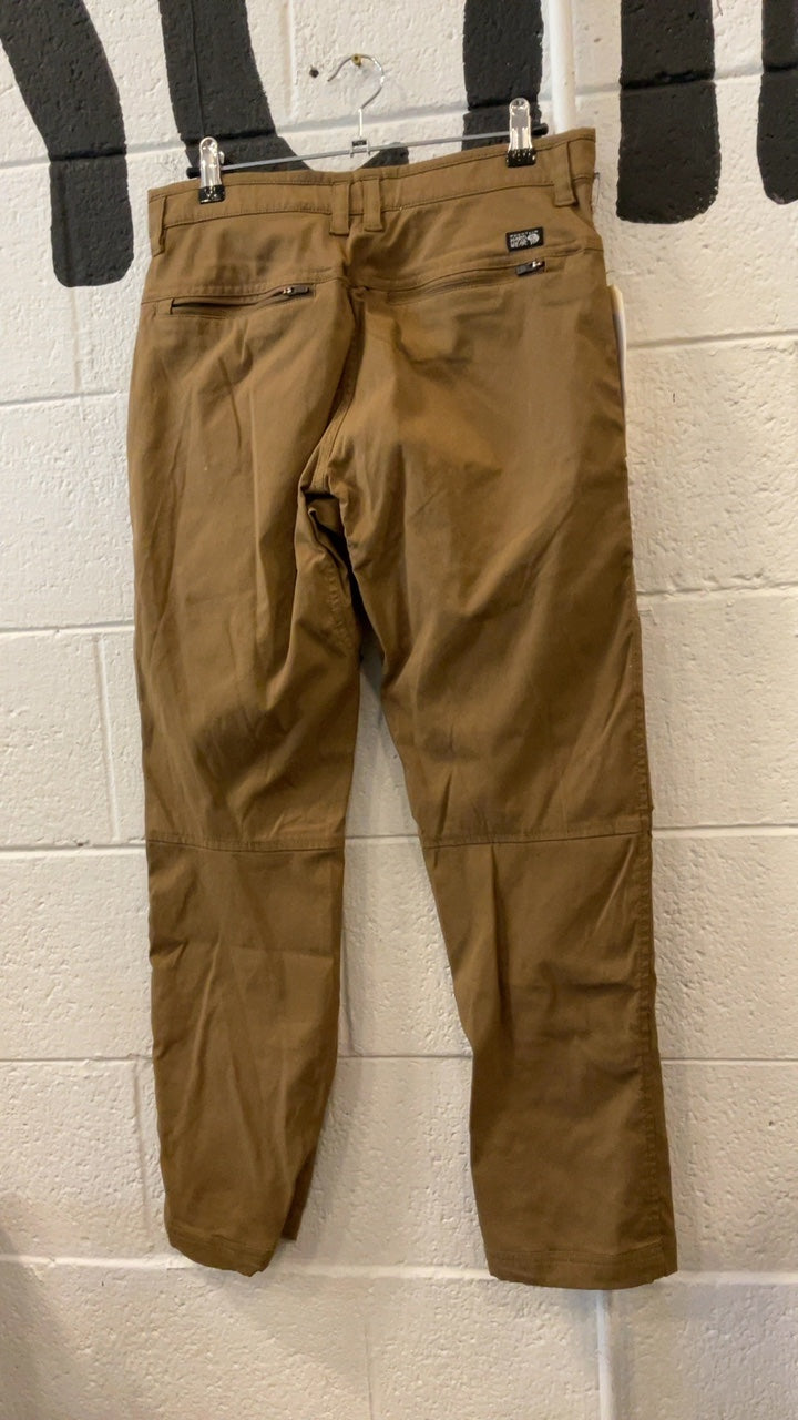 Mountain Hardwear Pants (Hiking) 30x30 Brown