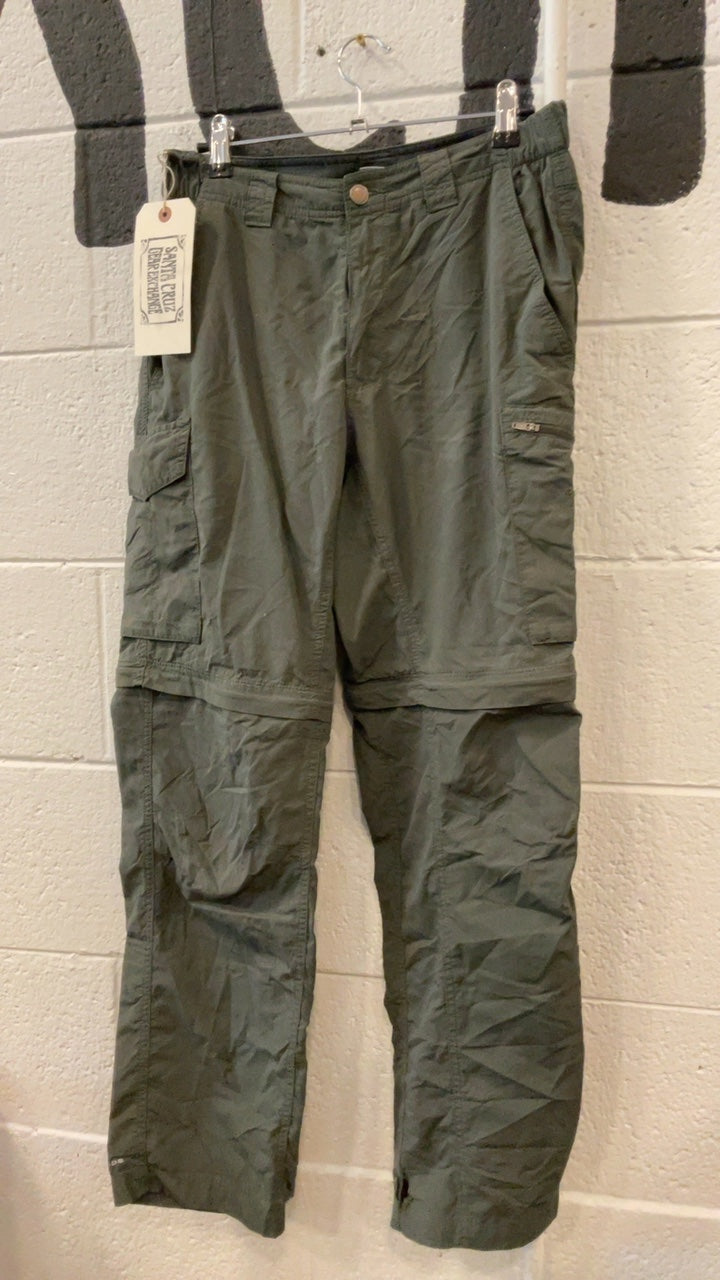 Columbia Pants 30x30 Green (Rip Near Foot)