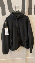 Eddie Bauer Jacket M Black Fleece Fullzip