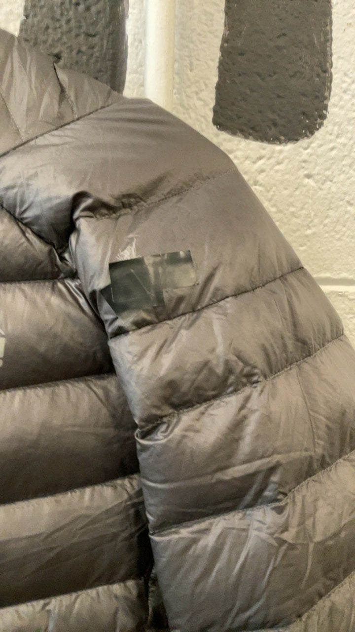REI Down Jacket M Grey (Some Patches)