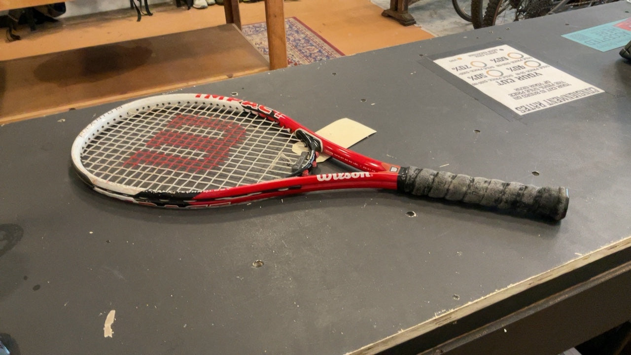 Wilson Tennis Racket White/Red