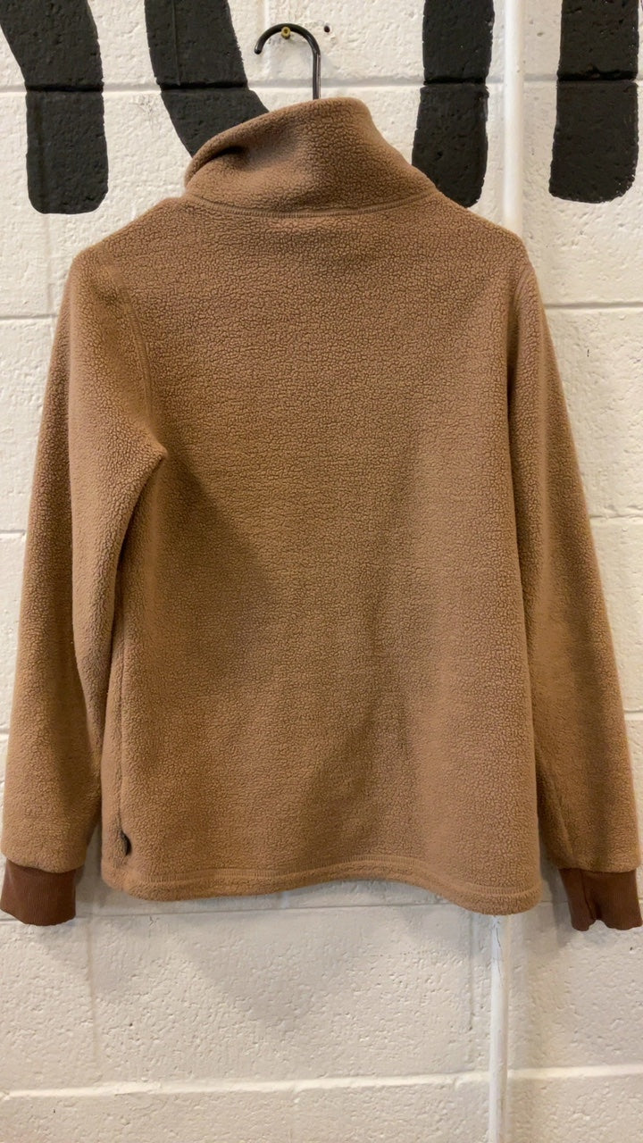 REI Jacket Small Tan Fleece