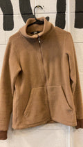 REI Jacket Small Tan Fleece