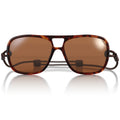 Ombraz Sunglasses Extra Large Leggero Tortoise Polarized Brown