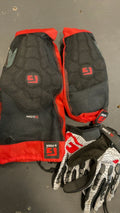 G-Form Pad set Black/Red (Gloves, Knee, Elbow)