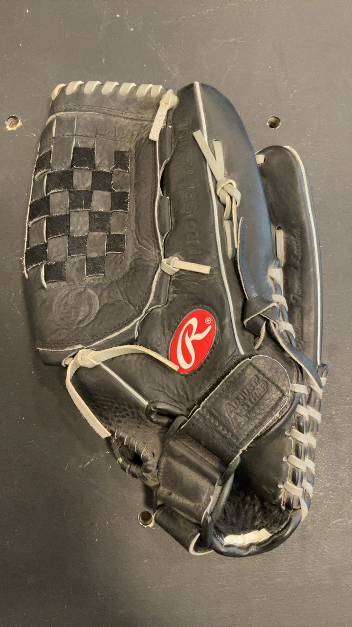 Rawlings Baseball Mitt Black Silverback