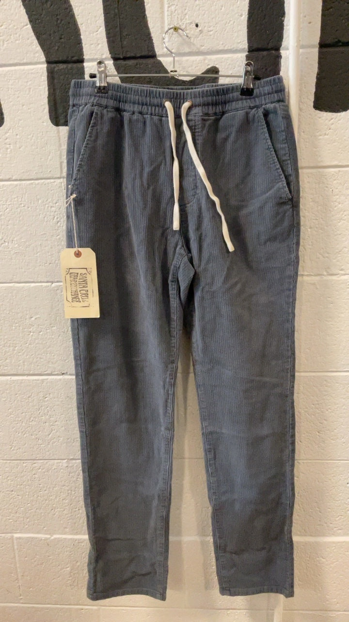 Marine Layer Pants M Blue Corduroy