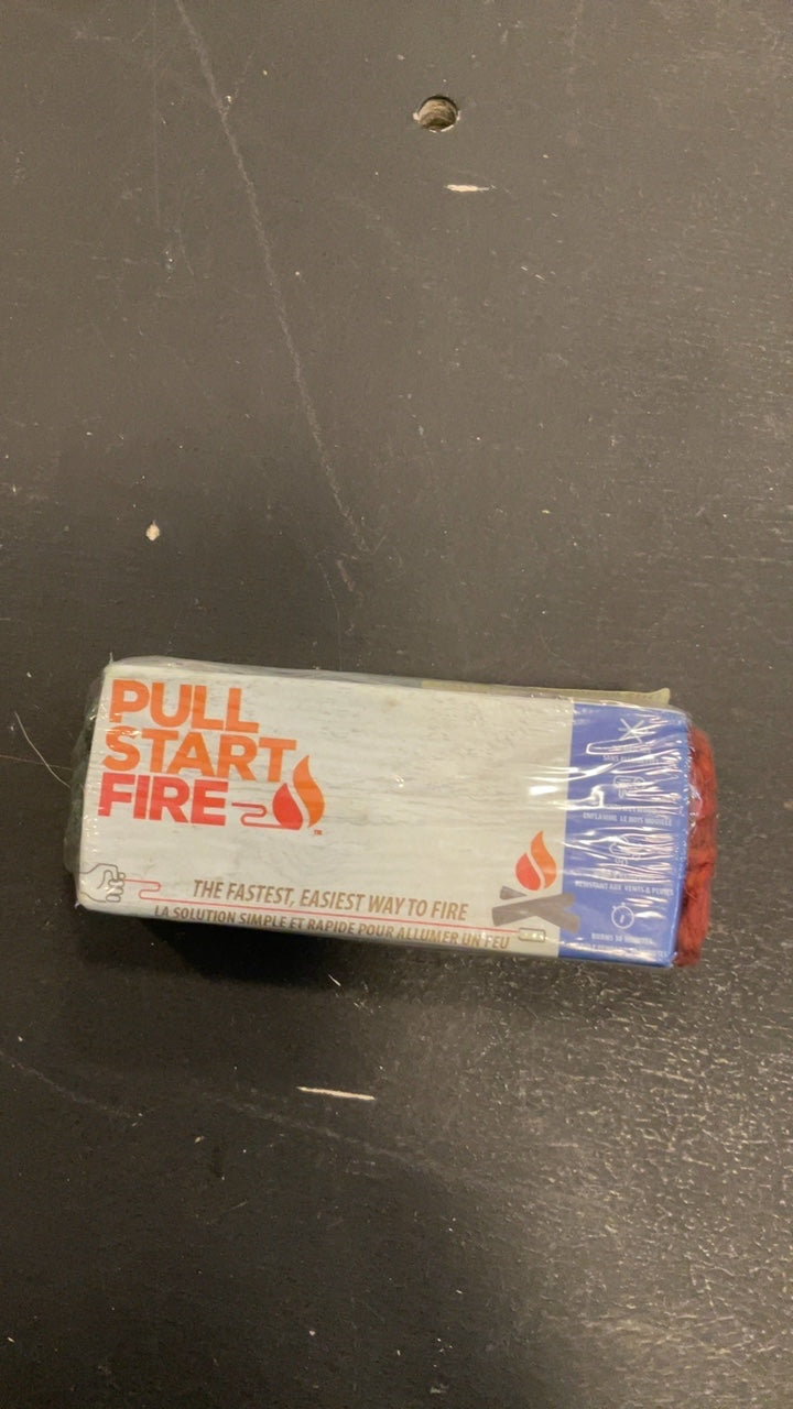 Pull Start Fire Fire Starter White