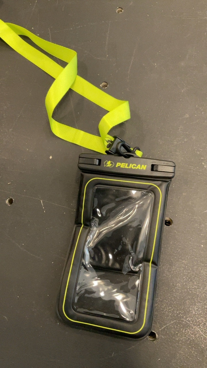 Pelican Phone Accessories (Waterproof Pouch) 7x4in Black/Green IP68