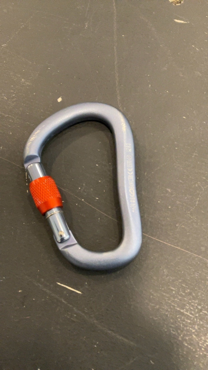 Black Diamond Climbing Hardware (Carabiner) Blue/Orange Screw Gate