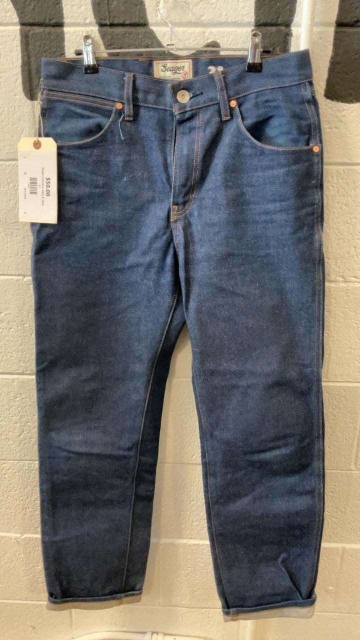 Seager Company Jeans 31 Blue
