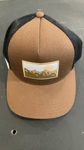 10 Tree Hat (Snapback) Brown/Black Mountainscape