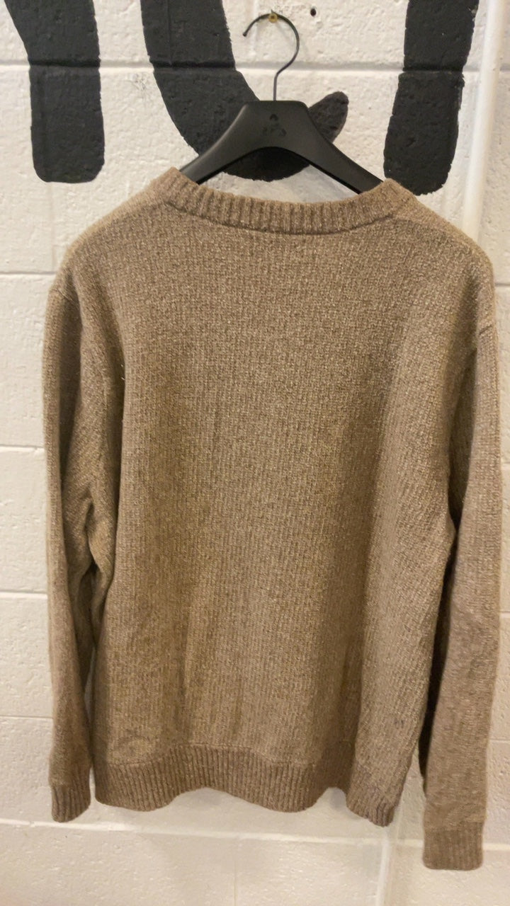 Patagonia Sweater XL Brown Off Country Crew Neck