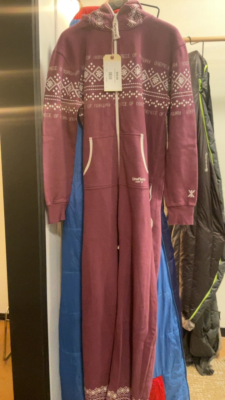 One Piece Onesie L Purple