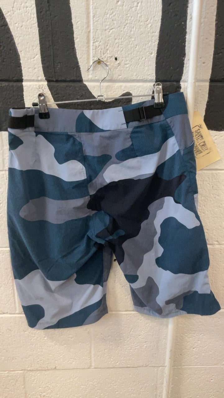 Fox Shorts 32 Blue Camo Racing Ranger