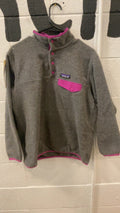 Patagonia Fleece Jacket (Quarter-Zip) (No Hood) M Grey