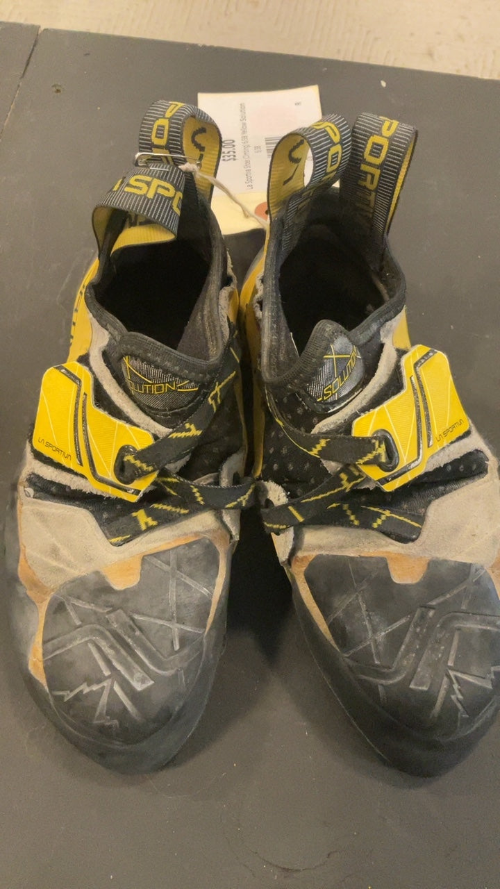 La Sportiva Shoes (Climbing) 6/38 Yellow Solution