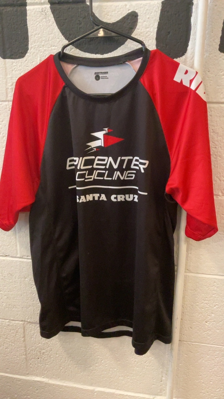 Bontrager Epicenter Cycling Bike Jersey L Black/Red/White