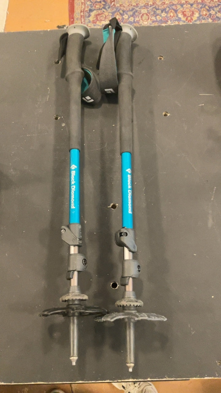 Black Diamond Trail Flicklock Poles (Trekking) Blue/Black/Silver