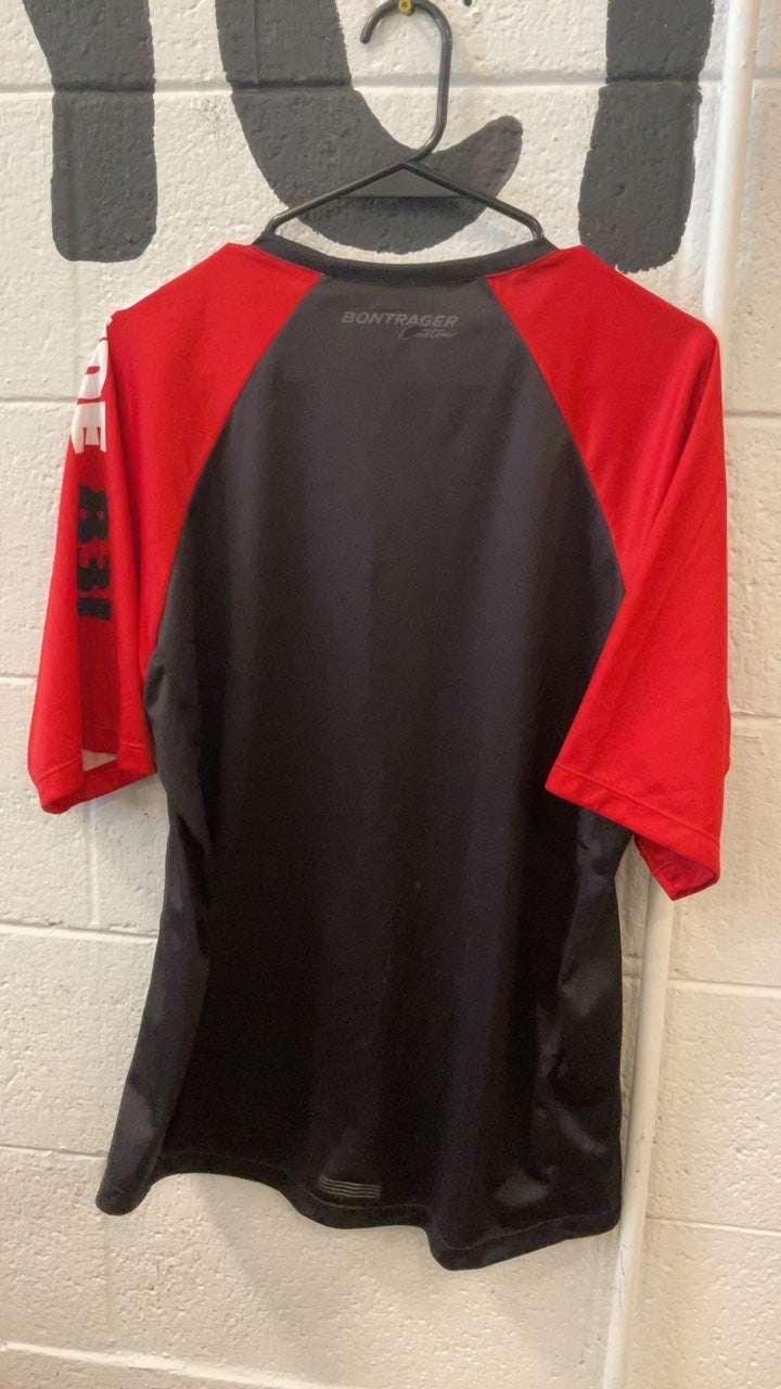 Bontrager Epicenter Cycling Bike Jersey L Black/Red/White