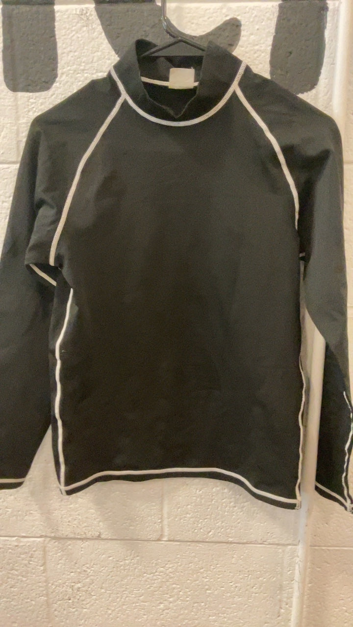 T-Shirt (Rash Guard) S Black/White