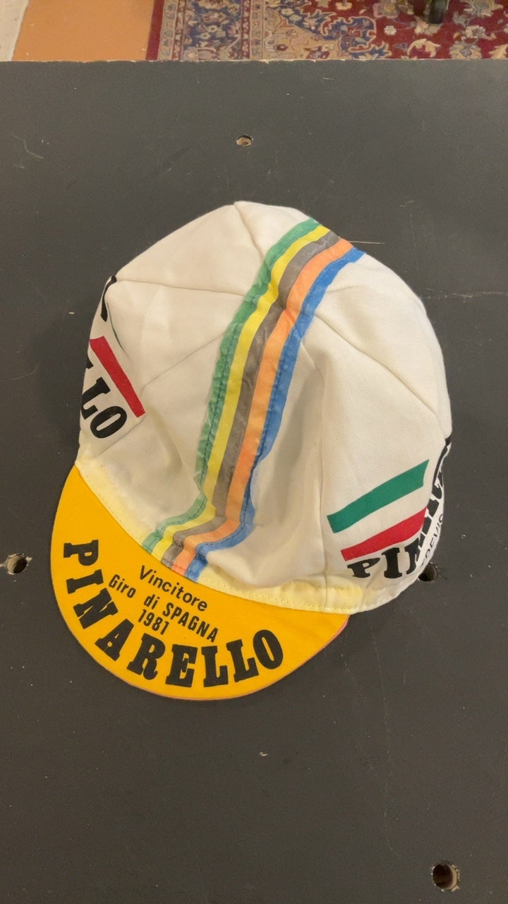 Pinarello Hat (Cycling) White/Multi-Color