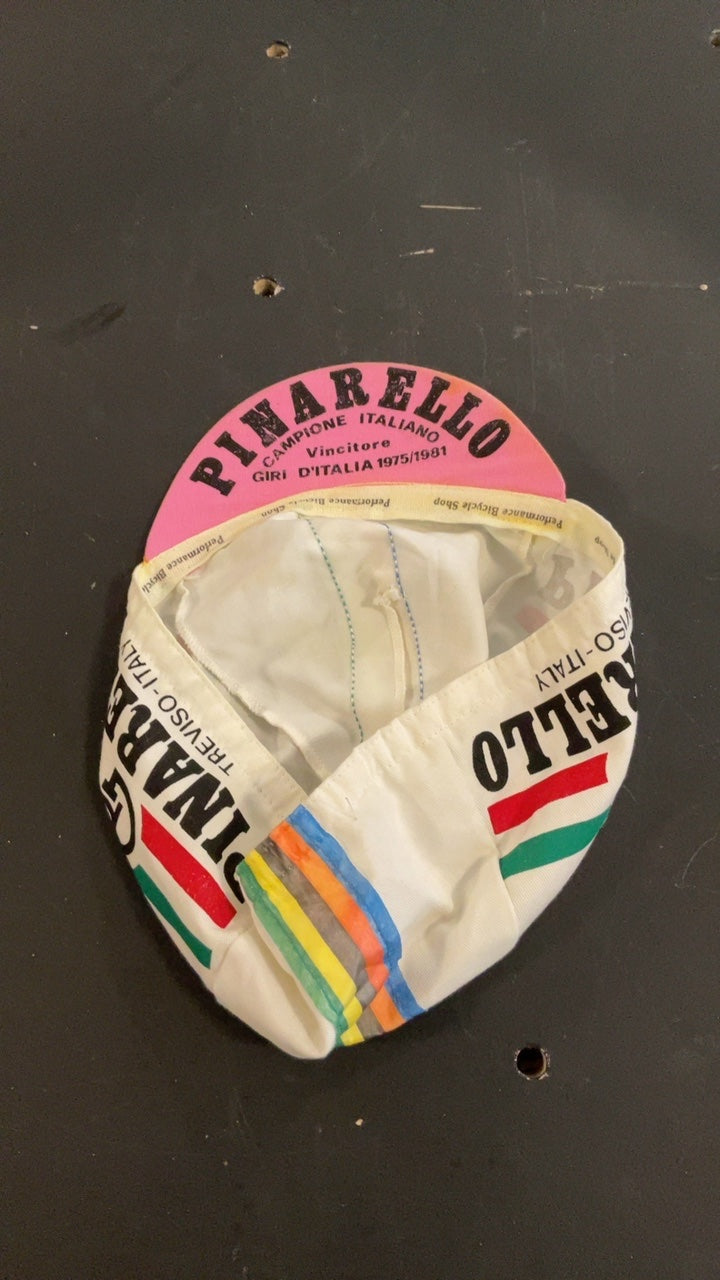 Pinarello Hat (Cycling) White/Multi-Color