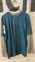 Outdoor Life Shirt L Blue/Grey Longsleeve