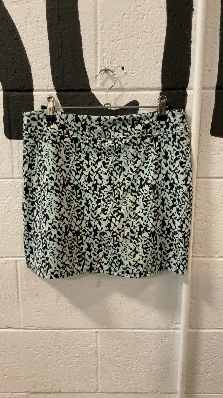 Tranquility Skirt S White/Black Flower
