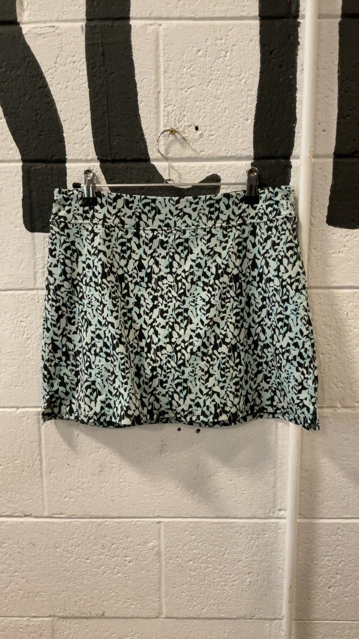 Tranquility Skirt S White/Black Flower
