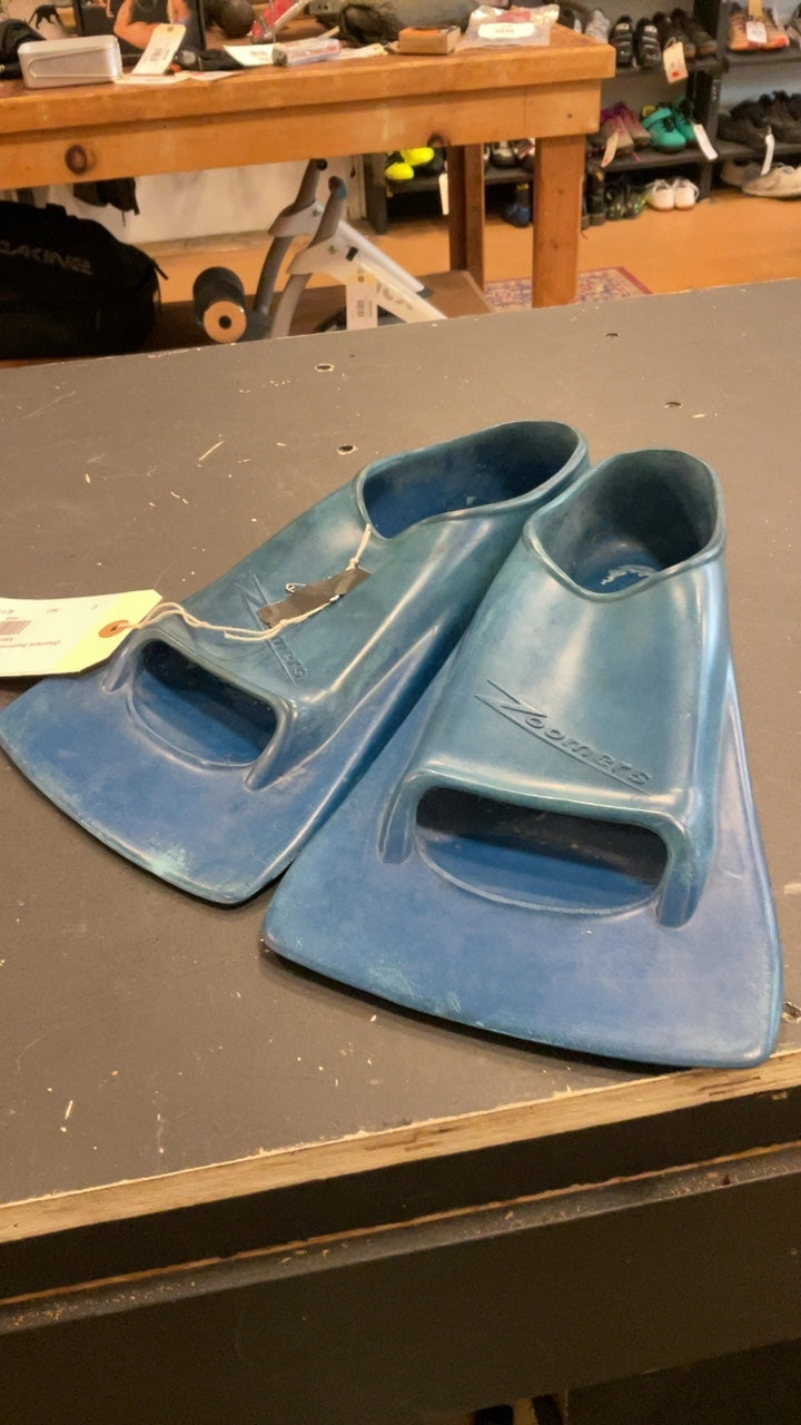 Zoomers Swimming (Fins) Mens 8.5 - 10 Blue