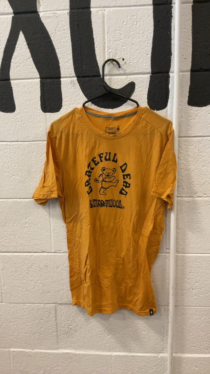 Smartwool Shirt M Orange Grateful Dead