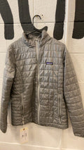 Patagonia Puffy Jacket (Full Zip) (No Hood) W M Grey a16zSummit