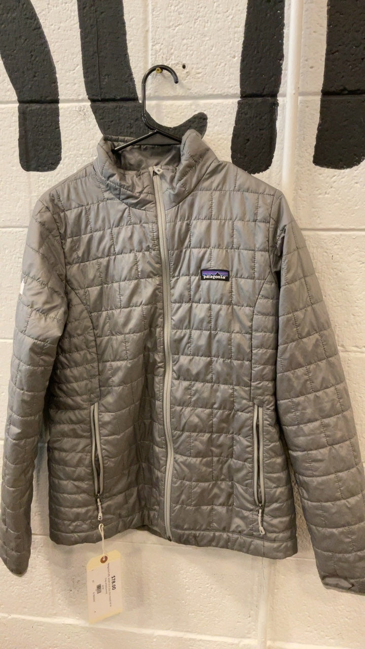 Patagonia Puffy Jacket (Full Zip) (No Hood) W M Grey a16zSummit
