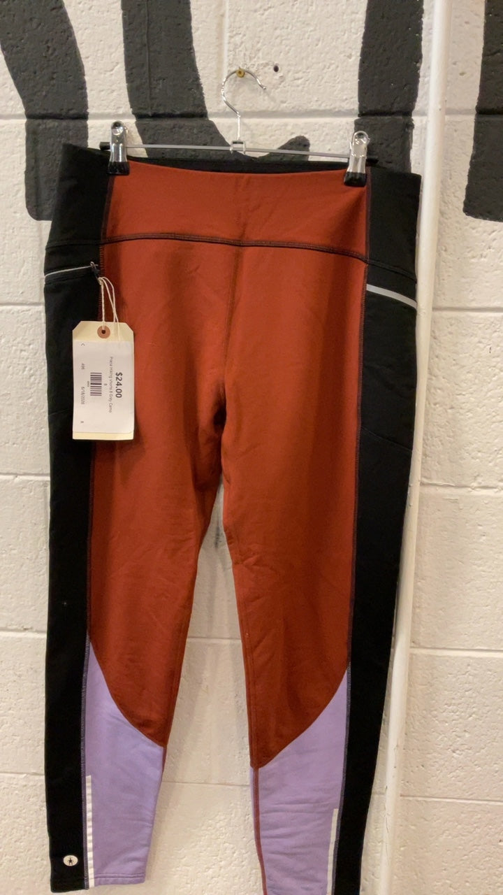 Smartwool Pants (Leggings) L Orange/Black/Purple
