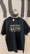 Shirt L Black Todays Schedule