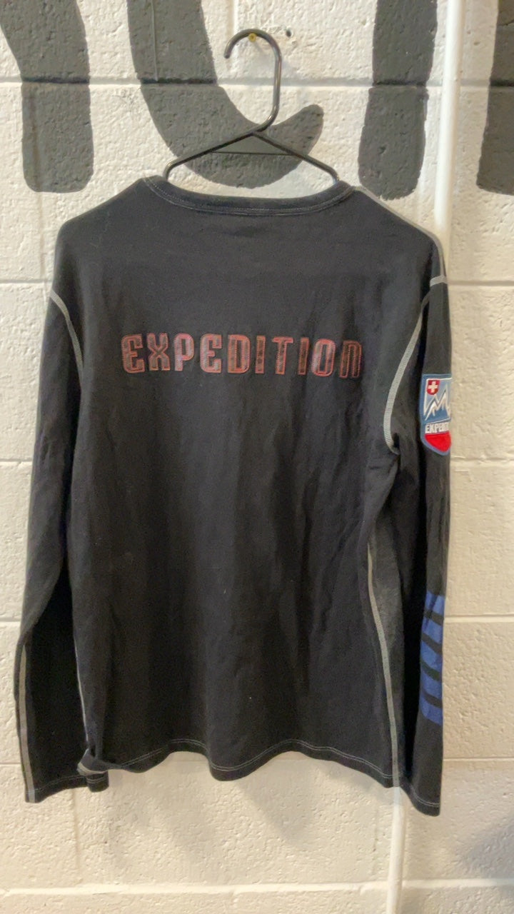Alp N Rock Big Sky Montana Longsleeve M Black/Grey